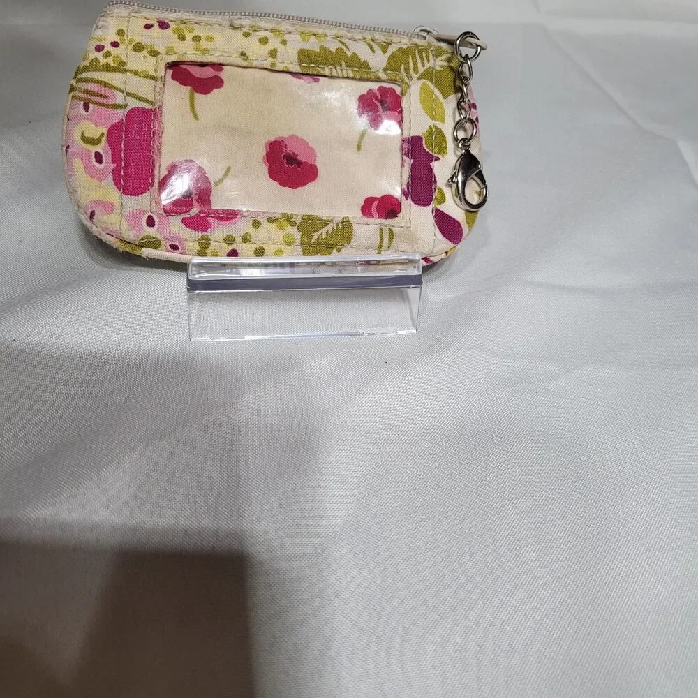 Vera Bradley Small ID Coin Purse Floral 3inx5in - Picture 2 of 8